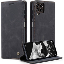 CASEME puzdro pre Samsung Galaxy M33 5G, Leather Wallet Case, čierne