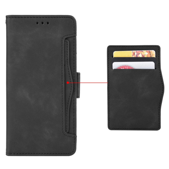 Klapkové puzdro pre Samsung Galaxy A25 5G, Card Slot, čierne
