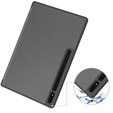 Puzdro pre Samsung Galaxy Tab S10 Ultra, Smartcase s priestorom pre stylus, sivé