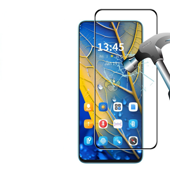 ENKAY Tvrdené sklo pre Google Pixel 9 Pro, čierne