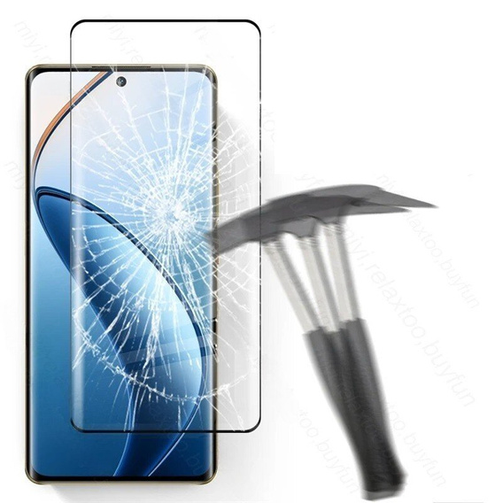 3D tvrdené sklo pre Realme 12 Pro 5G / 12 Pro+ 5G, čierne