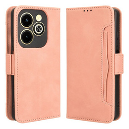 Klapkové puzdro pre Infinix Hot 40i, Card Slot, ružové