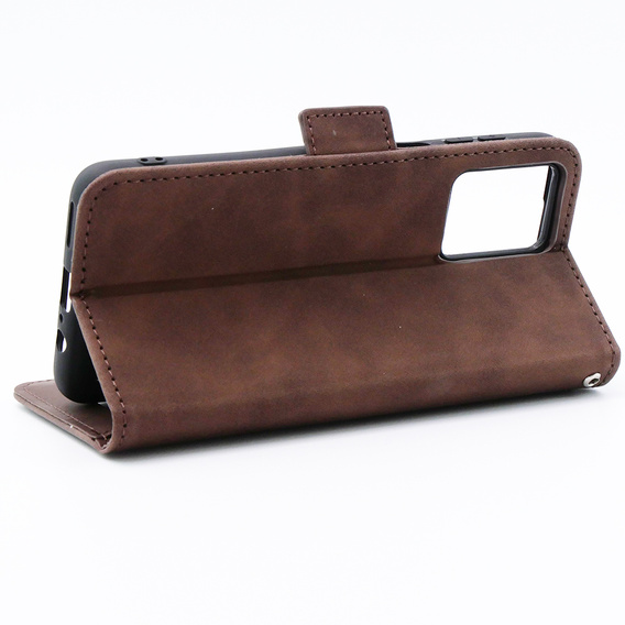 Klapkové puzdro pre Motorola Moto G54 5G, Card Slot, hnedé