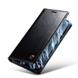 CASEME flipové puzdro pre Samsung Galaxy A34 5G, Waxy Textured, čierne
