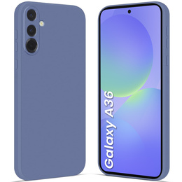 Obal na mobil pre Samsung Galaxy A36 5G, Silicone Lite, tmavomodré