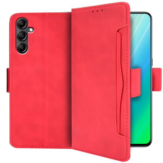 Klapkové puzdro pre Samsung Galaxy A14 4G/5G, Card Slot, červené