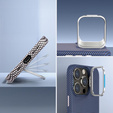 Puzdro pre iPhone 15 Pro, Frame Kickstand, pre MagSafe, Sand Blue