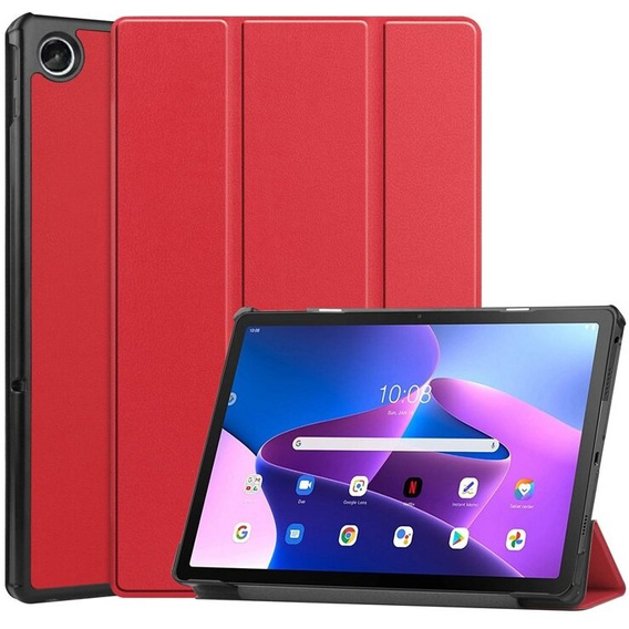 Puzdro pre Lenovo Tab M10 Plus 10.6 Gen 3 TB-125F TB-128F, Smartcase, červené