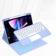 Puzdro + klávesnica iPad Air 10.9 4 2020 / 5 2022, Touchpad, modré