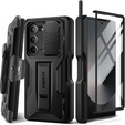 Puzdro pre Samsung Galaxy Z Fold6 5G, séria Tongate MECH so stojanom, čierne