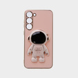 Obal na mobil pre Samsung Galaxy S23 Plus, Astronaut, ružové