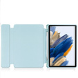Puzdro s klávesnicou pre Samsung Galaxy Tab A9+, Rotary 360° Leather, svetlomodré