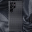 Puzdro pre Samsung Galaxy S23 Ultra, Aramid Fiber Cover, čierne