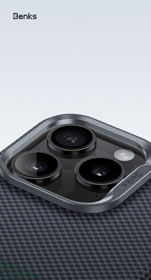 BENKS Kevlar Magnetic Armor Pro Aurora 600D B062 puzdro pre MagSafe pre iPhone 15 Pro Max