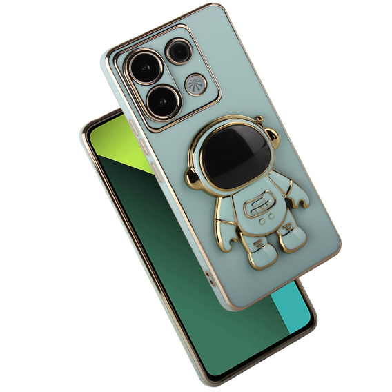 Puzdro pre Xiaomi Redmi Note 13 Pro 5G, Astronaut, zelený + tvrdené sklo 9H