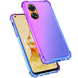 Puzdro pre Oppo Reno8 T, Gradient Dropproof, Fialová / modrá
