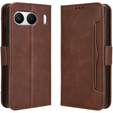 Klapkové puzdro pre OnePlus Nord 4, Card Slot, hnedé