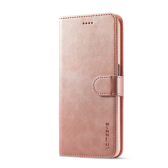 Klapkové puzdro pre Oppo Reno 4 Z 5G, LC.IMEEKE, ružové rose gold