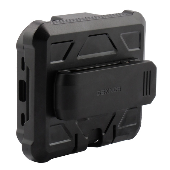 Pancierované puzdro pre Samsung Galaxy Z Flip 4 5G, Dexnor Clip Holder, čierne