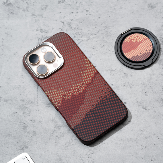 Puzdro Benks Magnetic Golden Tide Kevlar 600D pre iPhone 16 Pro