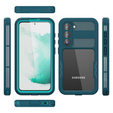 Vodotesné puzdro IP68 pre Samsung Galaxy S23 Plus, zelený