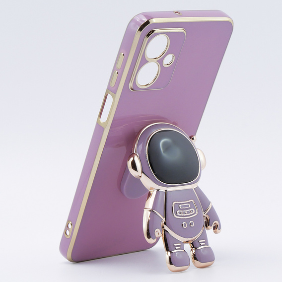 Obal na mobil pre Motorola Moto G54 5G, Astronaut, fialové