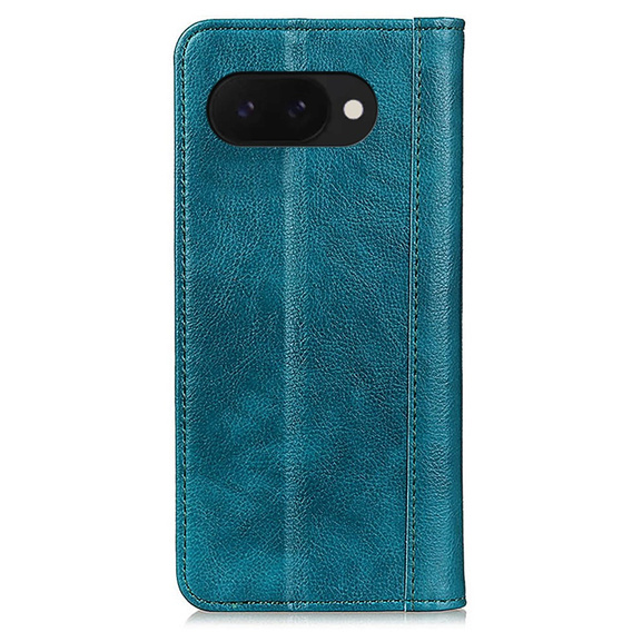 Flipové puzdro pre Google Pixel 9A, Split Leather, zelený