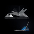 Puzdro + klávesnica Galaxy Tab S8+ / Tab S7 +/ Tab S7 FE, NILLKIN Bumper Pen Slot, čierne