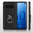 Pancierované obal na mobil pre Samsung Galaxy S10, Nox Case Ring, čierne