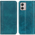 Flipové puzdro pre Motorola Moto G53 / G23 / G13, Split Leather, zelený