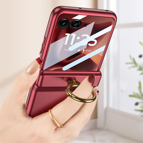 Puzdro so stojanom a ochranou pántov pre Motorola Razr 60 Ultra 5G