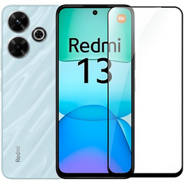3D tvrdené sklo pre Xiaomi Redmi 13, čierny rám