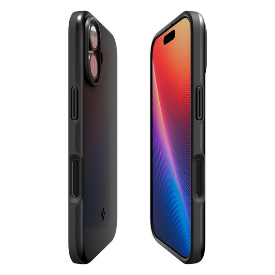 Spigen puzdro pre iPhone 17, Thin Fit MagSafe, čierne