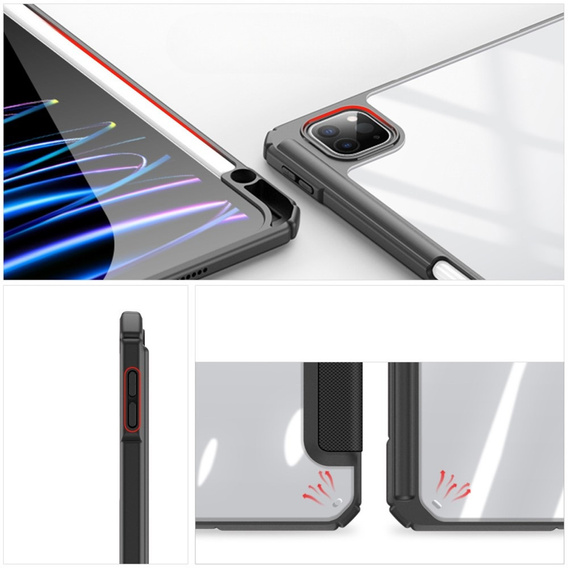 Puzdro pre iPad Pro 11" 2024 (5 gen.), Dux Ducis TOBY, čierne