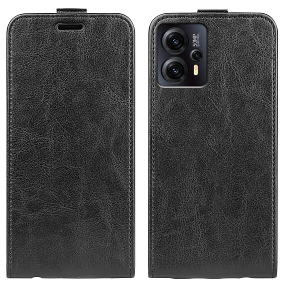 Klapkové puzdro pre Motorola Moto G13, Flip, čierne