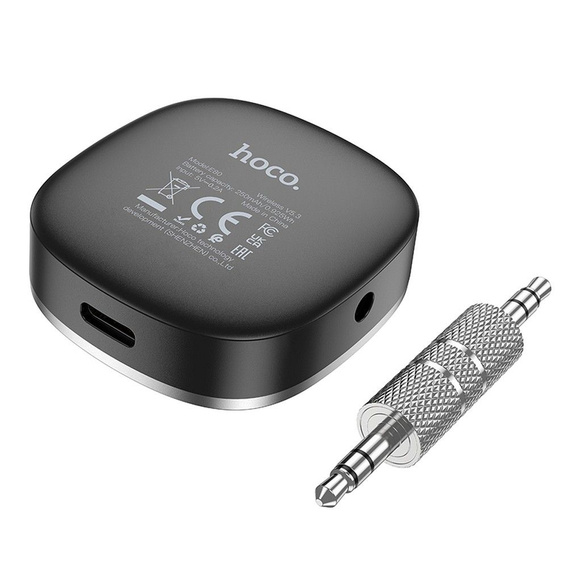 Hoco E80 Bluetooth AUX adaptér s displejom