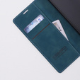 Puzdro pre Oppo A78 4G, ERBORD Vintage, peňaženka s chlopňou, modré