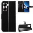 Klapkové puzdro pre Xiaomi Poco X7 Pro 5G, Crazy Horse Wallet, čierne
