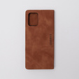 Puzdro pre Motorola Moto G73, ERBORD Vintage, peňaženka s chlopňou, hnedé