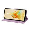 Klapkové puzdro pre Oppo Reno8 T 4G, Mandala Flower, fialové