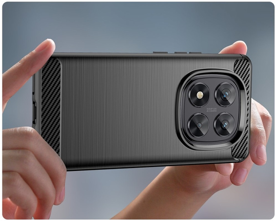 Obal na mobil pre Xiaomi Redmi Note 14 Pro, Carbon, čierne