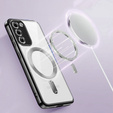 Puzdro pre Samsung Galaxy S20 FE, Electro MagSafe, čierne + sklo na displej