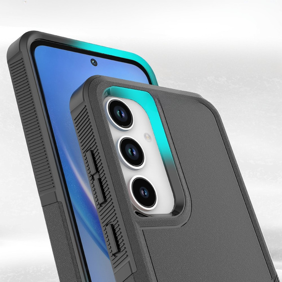 Pancierované puzdro pre Samsung Galaxy A56 5G, Dual Shockproof, čierne