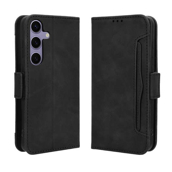Klapkové puzdro pre Samsung Galaxy S25 FE, Card Slot, čierne
