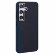 Puzdro pre Samsung S25, Carbon Fiber MagSafe, čierna / modrá