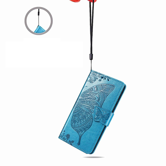 Klapkové puzdro pre OnePlus Nord CE4 Lite, Butterfly, modré