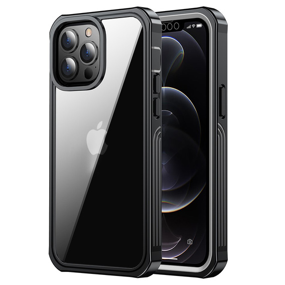 Puzdro pre iPhone 13 Pro Max, Shockproof, s fóliou, modré