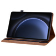 Puzdro pre Samsung Galaxy Tab S10 Lite / S10 FE / S9 FE, Wallet Pen Slot, hnedý