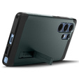 Puzdro Spigen pre Samsung Galaxy S25 Ultra, Tough Armor Mag MagSafe, zelený + tvrdené sklo 9H
