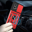 Obal na mobil pre Motorola Moto G24 / G24 Power / G04, CamShield Slide, červené